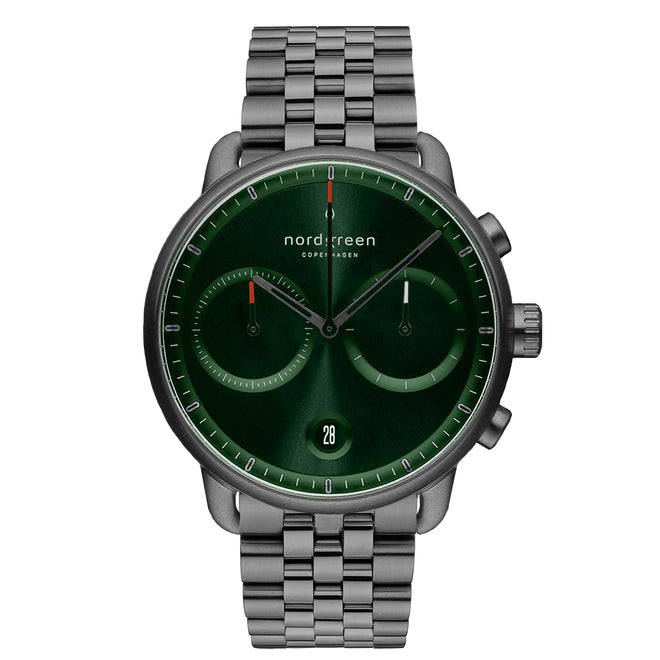 Pioneer GM Bundle Green Sunray Dial with Brown leather Strap Pioneer GM Bundle Green Sunray Dial with Brown leather Strap