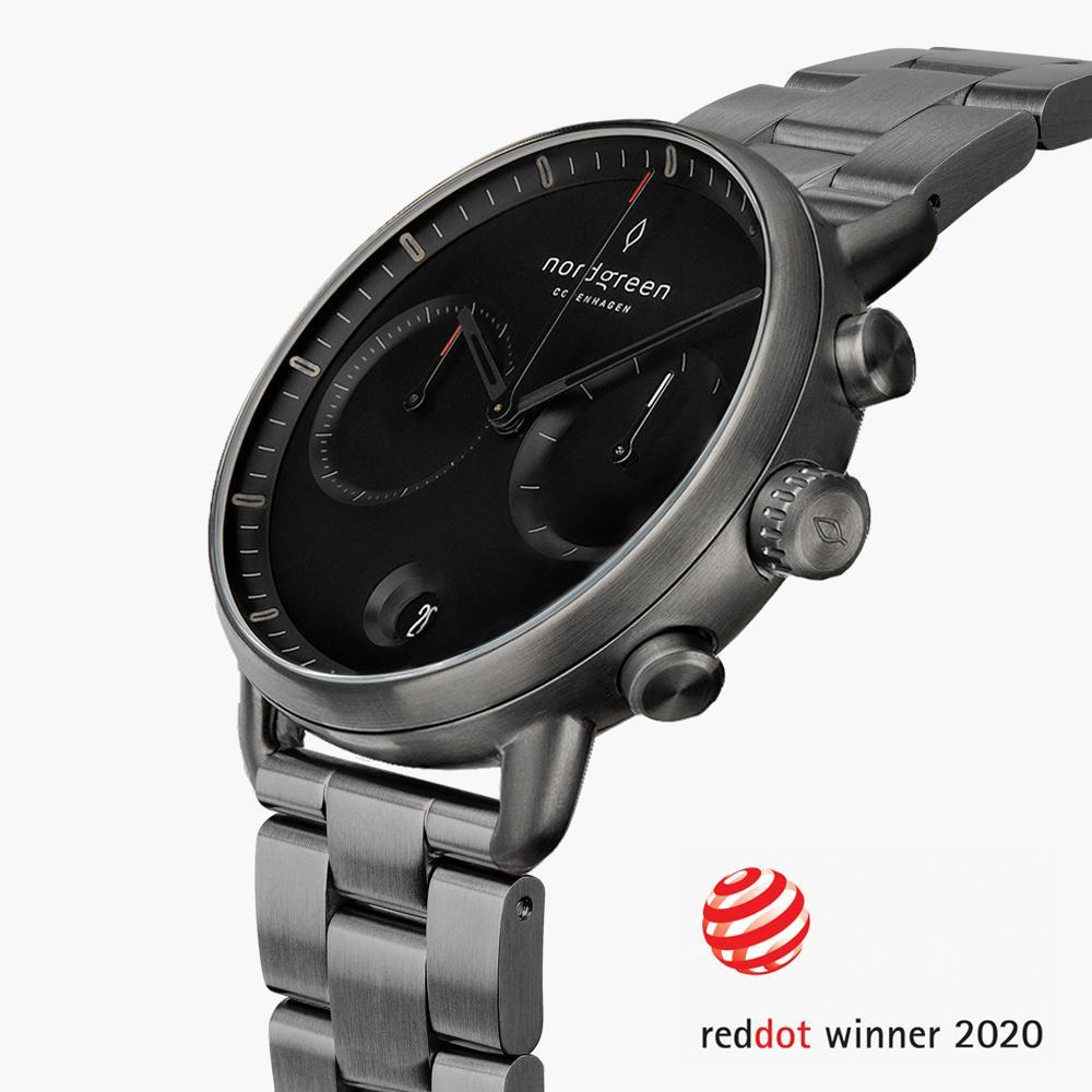 Pioneer Gun Metal - Black Dial 42MM