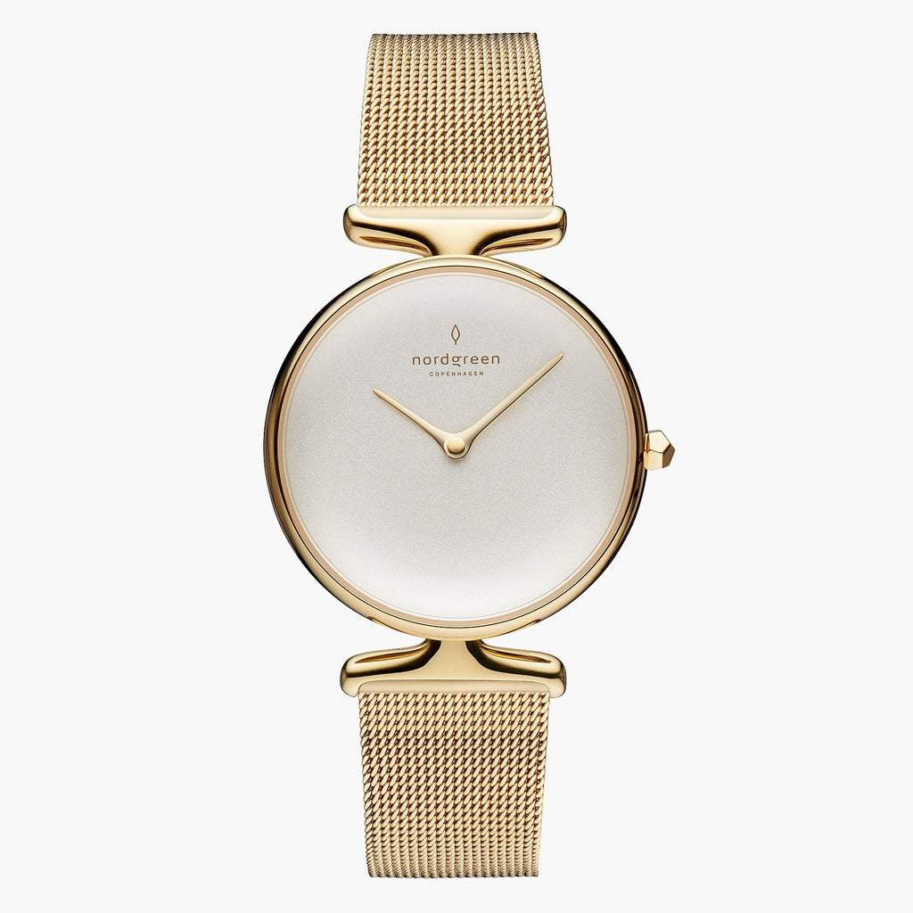 Unika Gold- White Dial 32mm