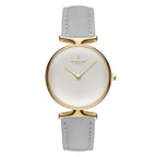 Unika Gold - White Dial 32mm - Vegan Leather Strap