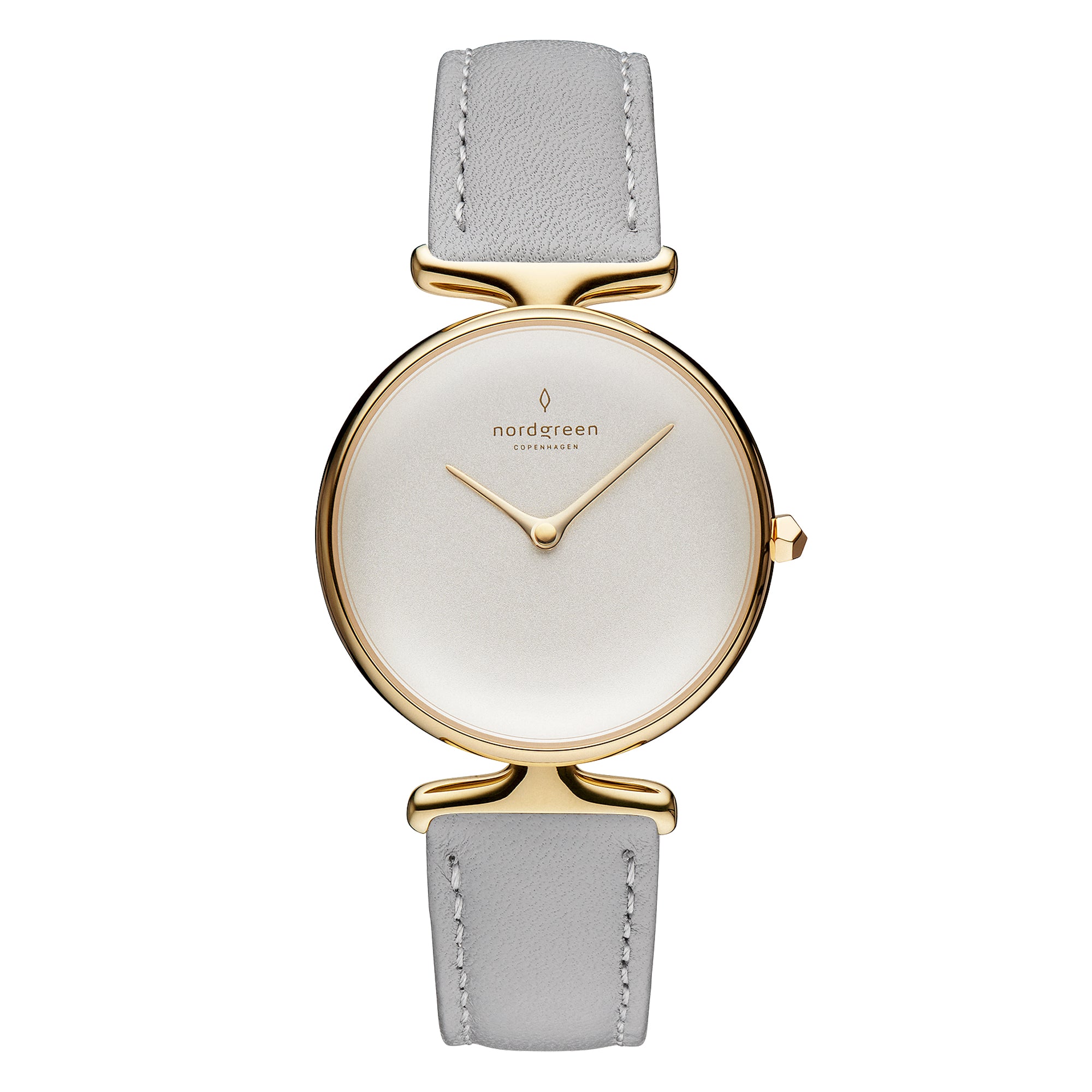 Unika Gold - White Dial 32mm - Vegan Leather Strap