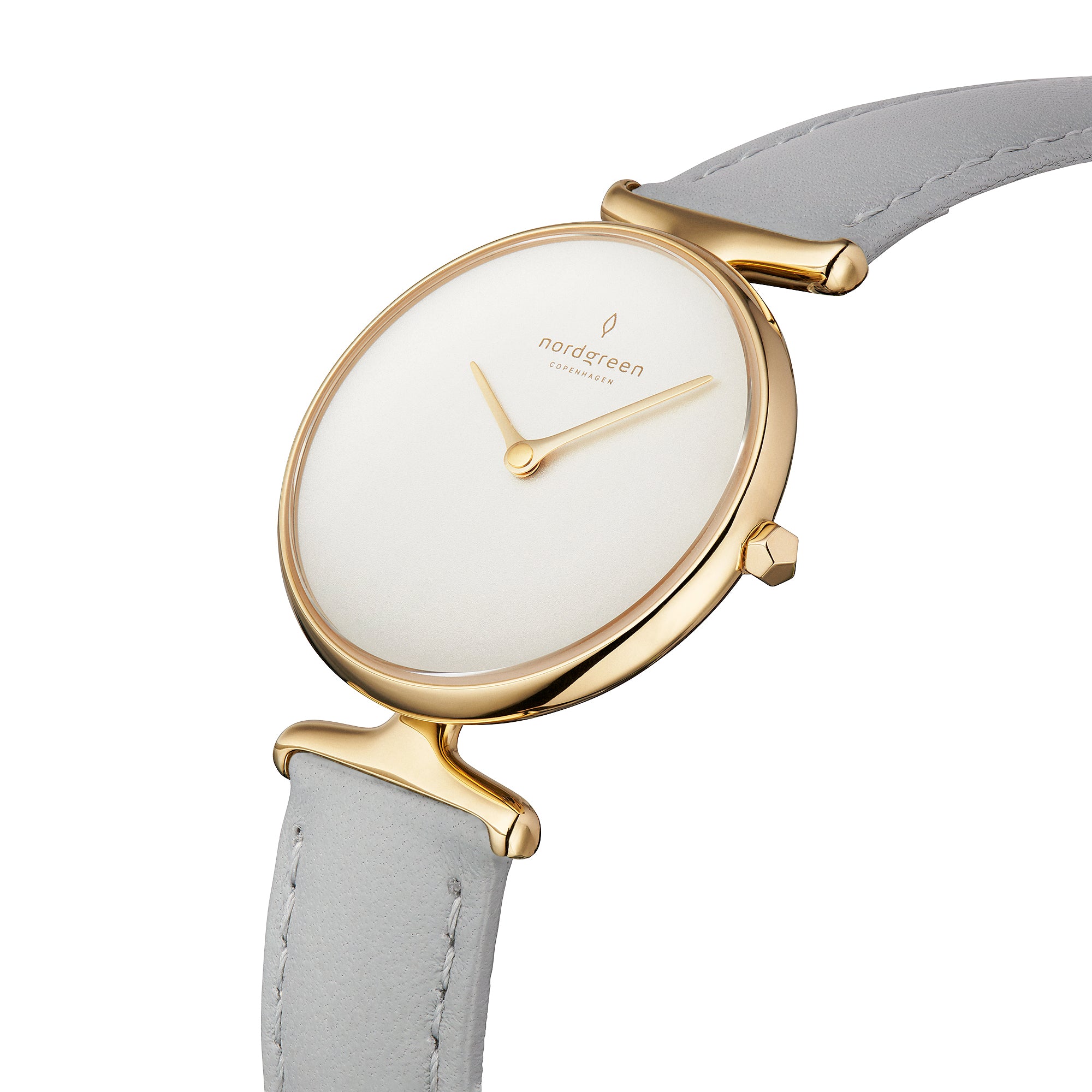 Unika Gold - White Dial 32mm - Vegan Leather Strap