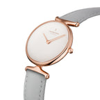 Unika Rose Gold - White Dial 32mm - Vegan Leather Strap