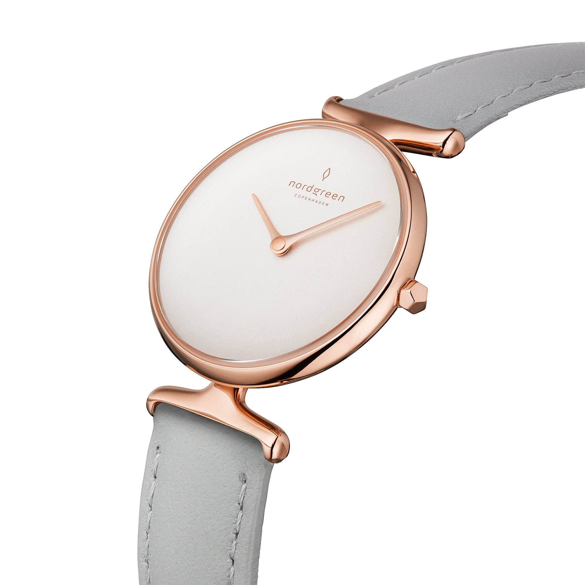 Unika Rose Gold - White Dial 32mm - Vegan Leather Strap