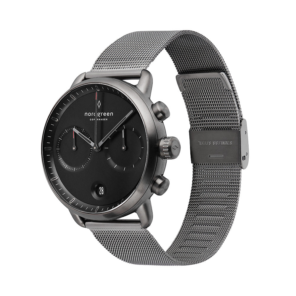 Pioneer Gun Metal - Black Dial 42MM