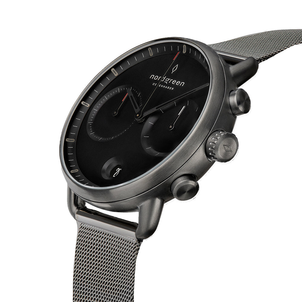 Pioneer Gun Metal - Black Dial 42MM