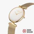Unika Gold- White Dial 32mm