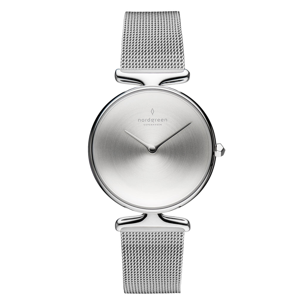 Unika Silver- Brushed Metal Dial 32mm