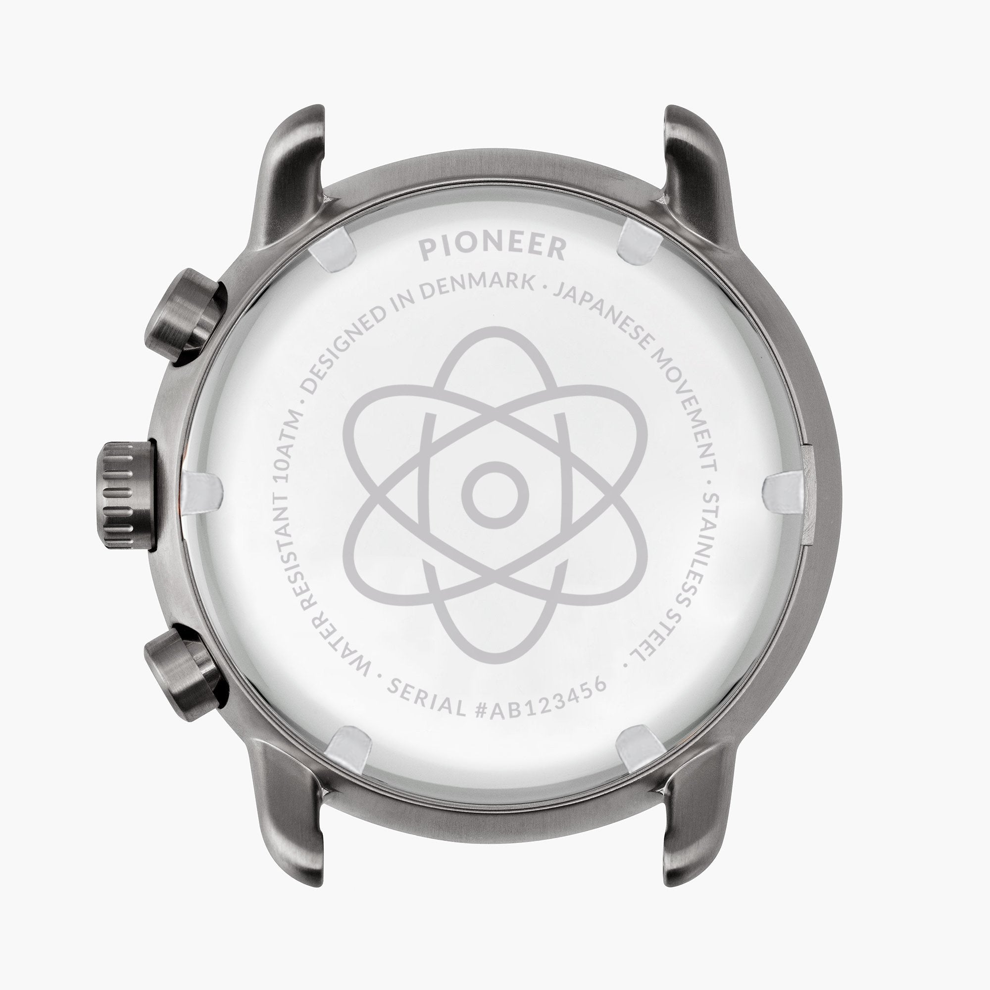 Pioneer - BUNDLE Green Sunray Dial Gun Metal | 3 Link & Brown Leather Strap