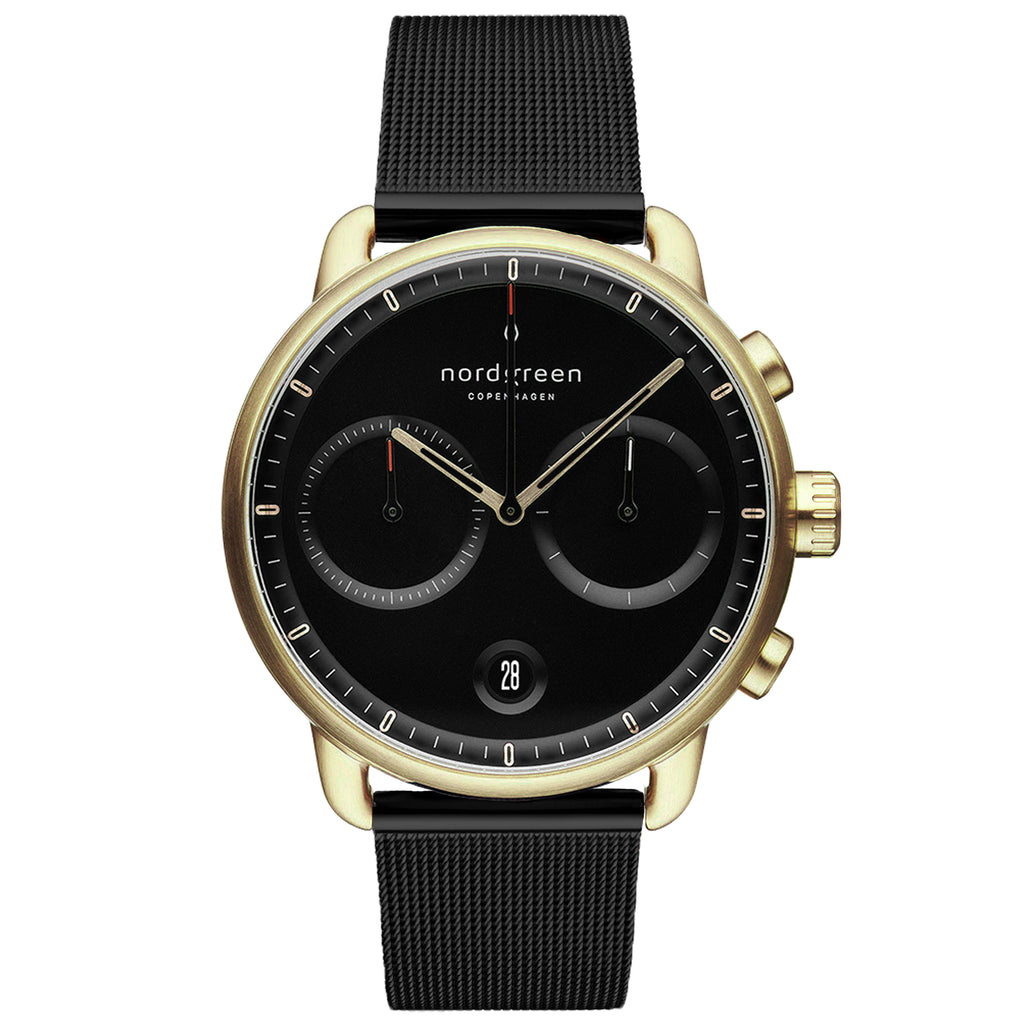 Pioneer Gold- Black Dial 42mm