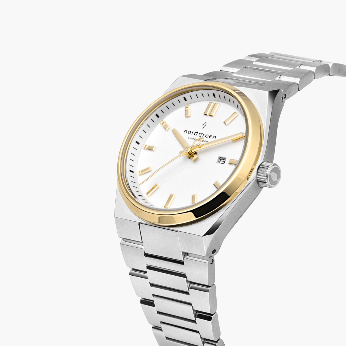 Succession Silver & Gold Bezel 35mm
