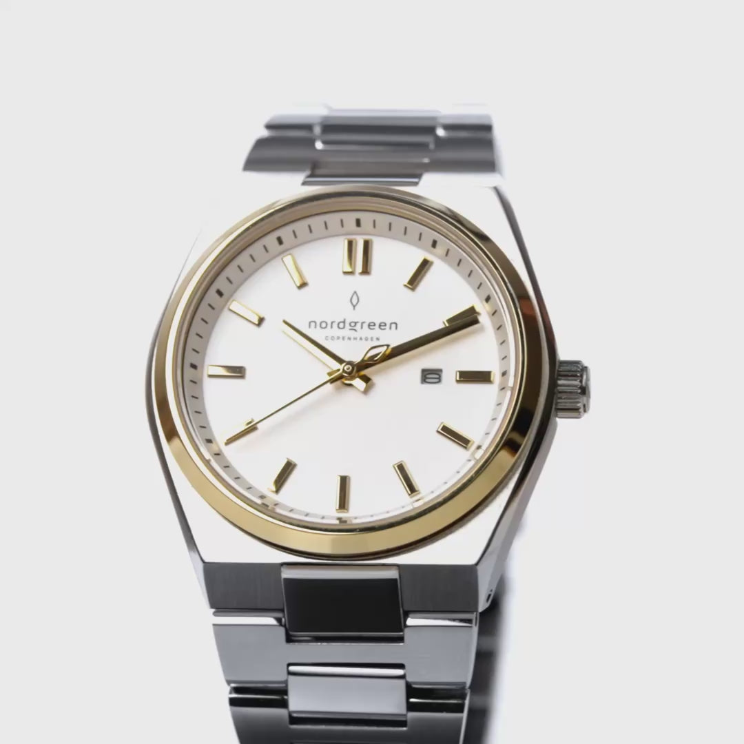 Succession - 35MM White dial – Nordgreen IN