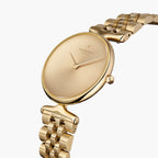 UN28GO5LGOBM UN32GO5LGOBM &Unika gold watches for women with brushed dial and 5-link strap