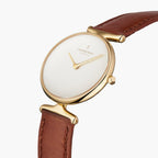 Unika Gift Set - White Dial Gold with 2 Additional Strap