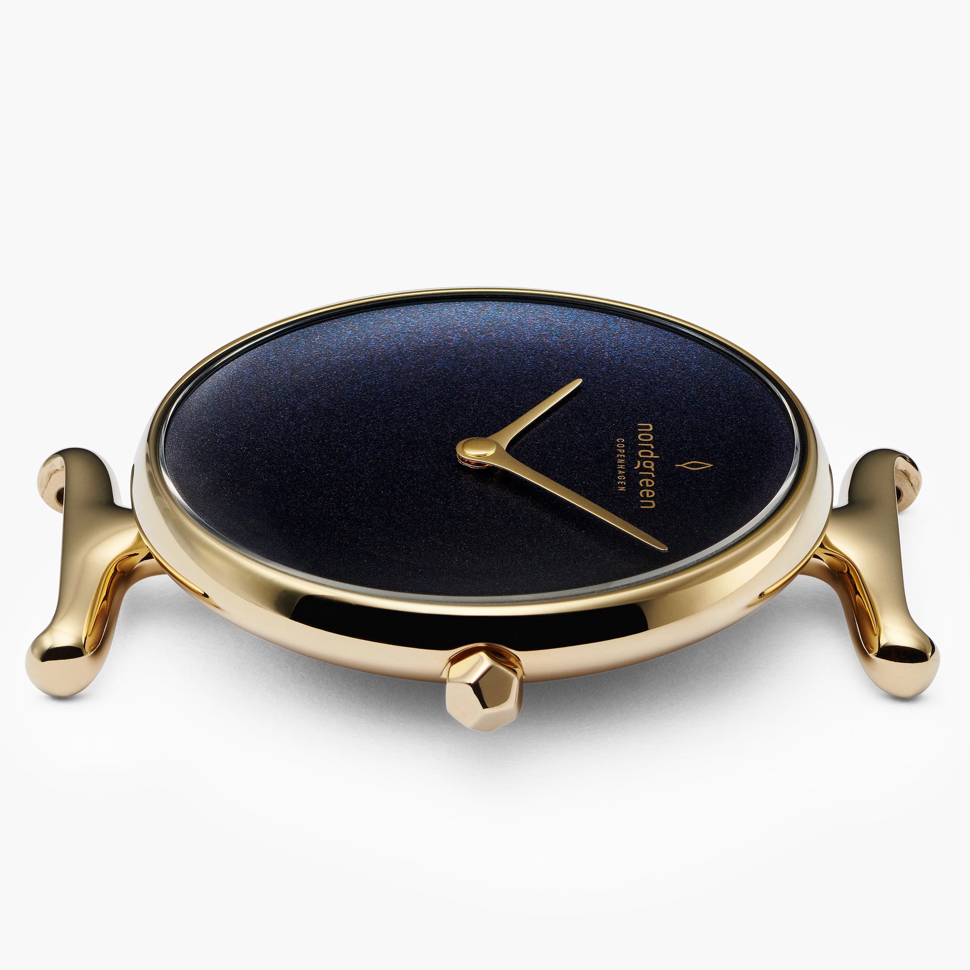 Unika - BUNDLE Rainbow Black Dial Gold | 5-Link	/ Black Leather / Brown Leather Straps