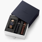 Unika Gift Set - Rainbow Black Dial with 2 Additional Straps